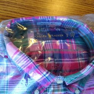 Ralph Lauren's M Classics Red Multicolor Shirt